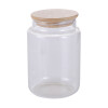 Frasaco vidrio tapa madera 800ml N/a