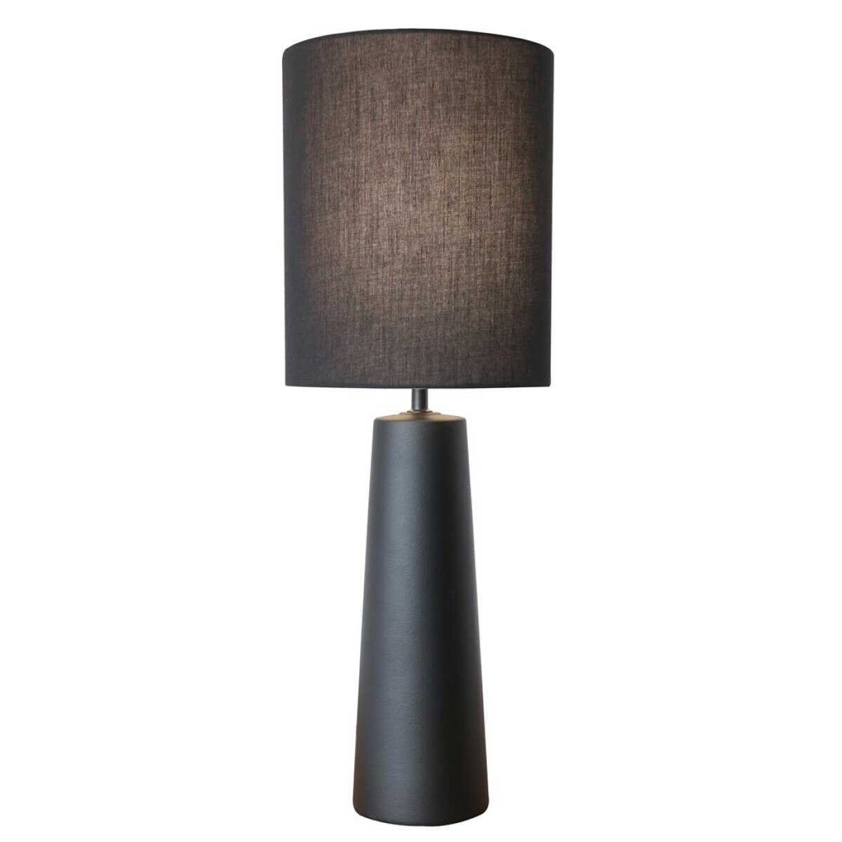 LAMPARA DE MESA CERAMICA D24x69CM NEGRO 