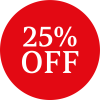 SALE 25% OFF