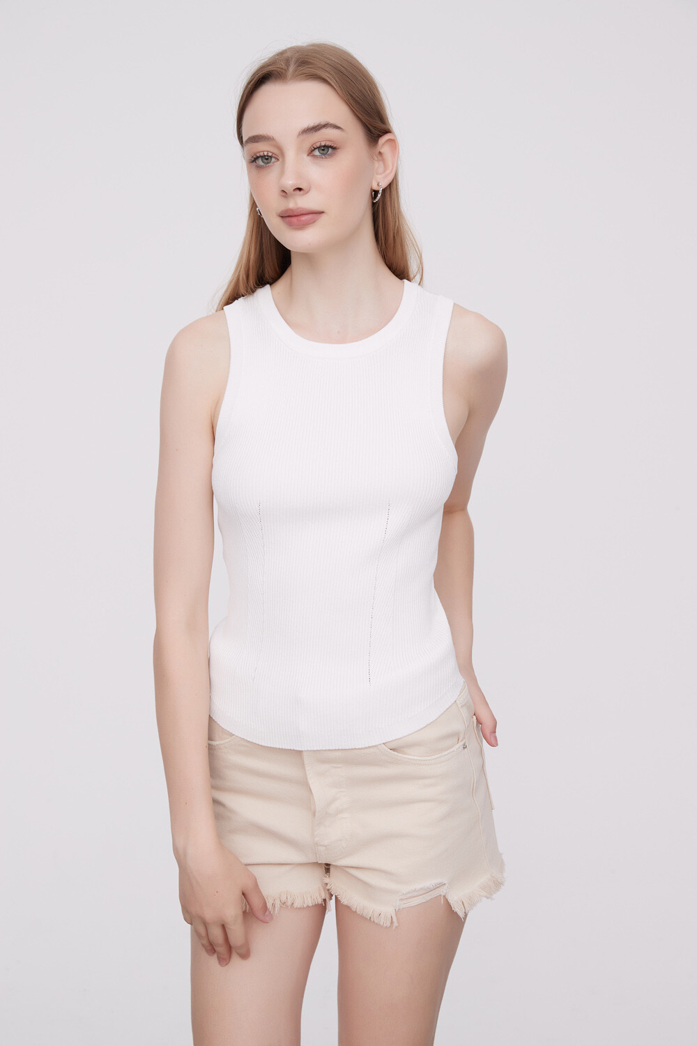 Musculosa Rios Marfil / Off White