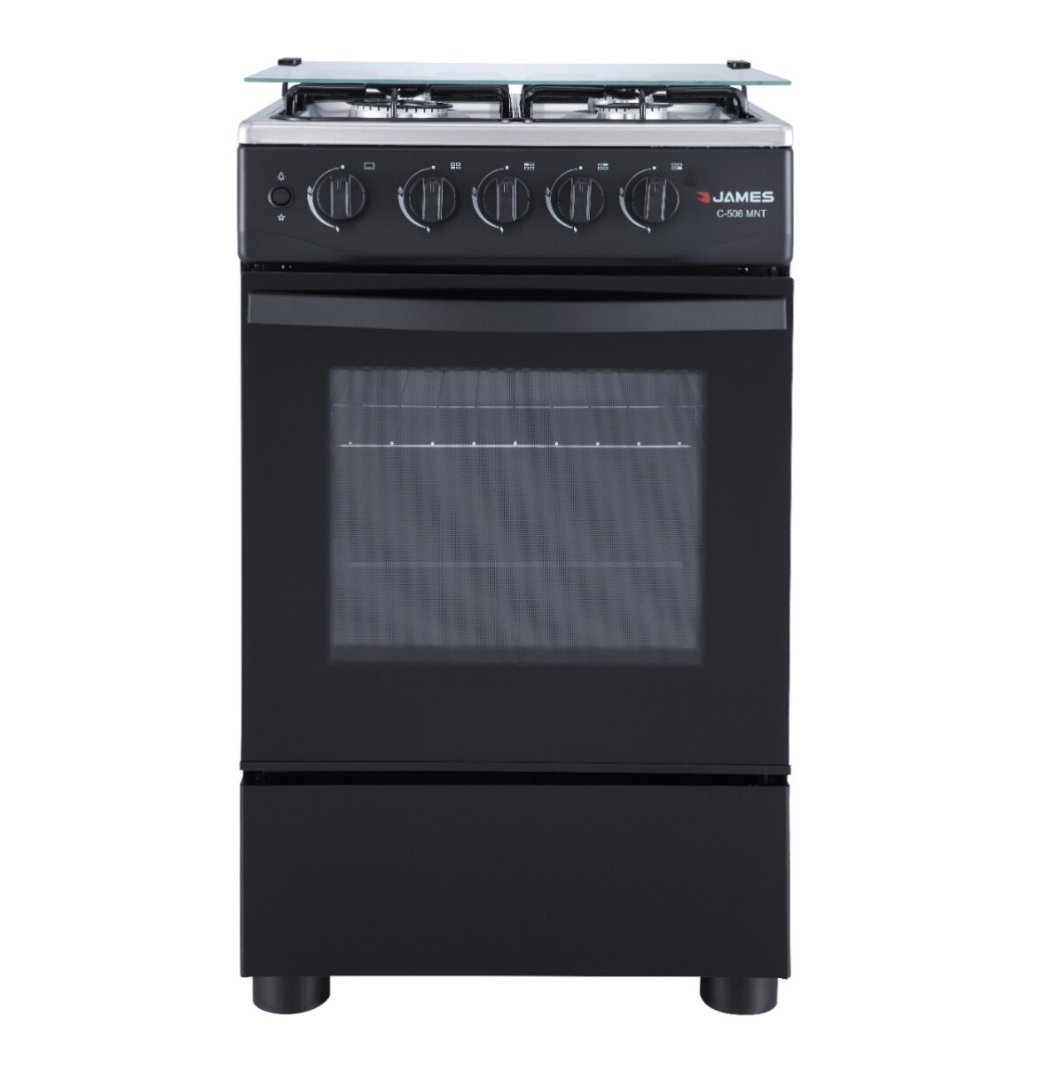 Cocina A Gas James C-506 Color Negro 