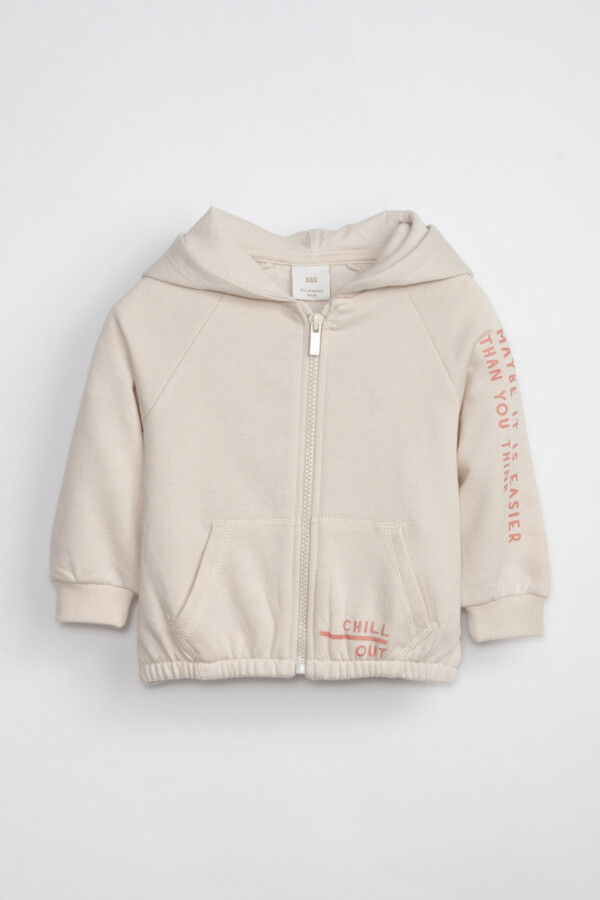 Campera deportiva estampa Chill Cruda