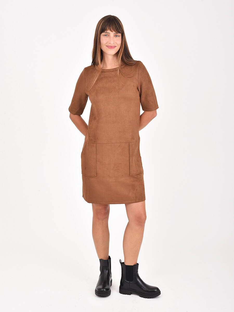 VESTIDO ZELMA - MARRON 