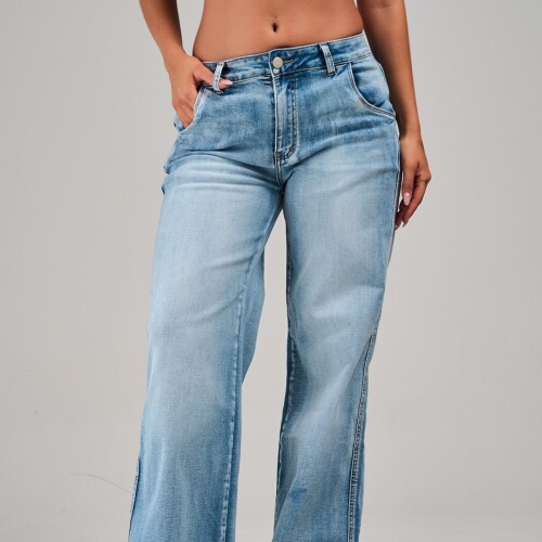Jean Wide Leg CAMILA Light Blue