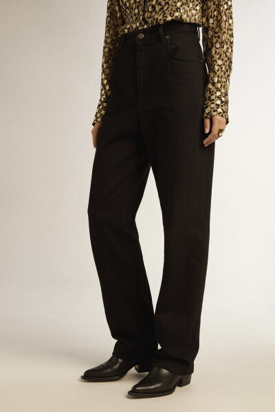 KIM WASHED DENIM Negro