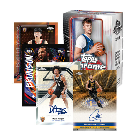 Topps Chrome NBA 2025/26 Blaster Box - 28 tarjetas Topps Chrome NBA 2025/26 Blaster Box - 28 tarjetas