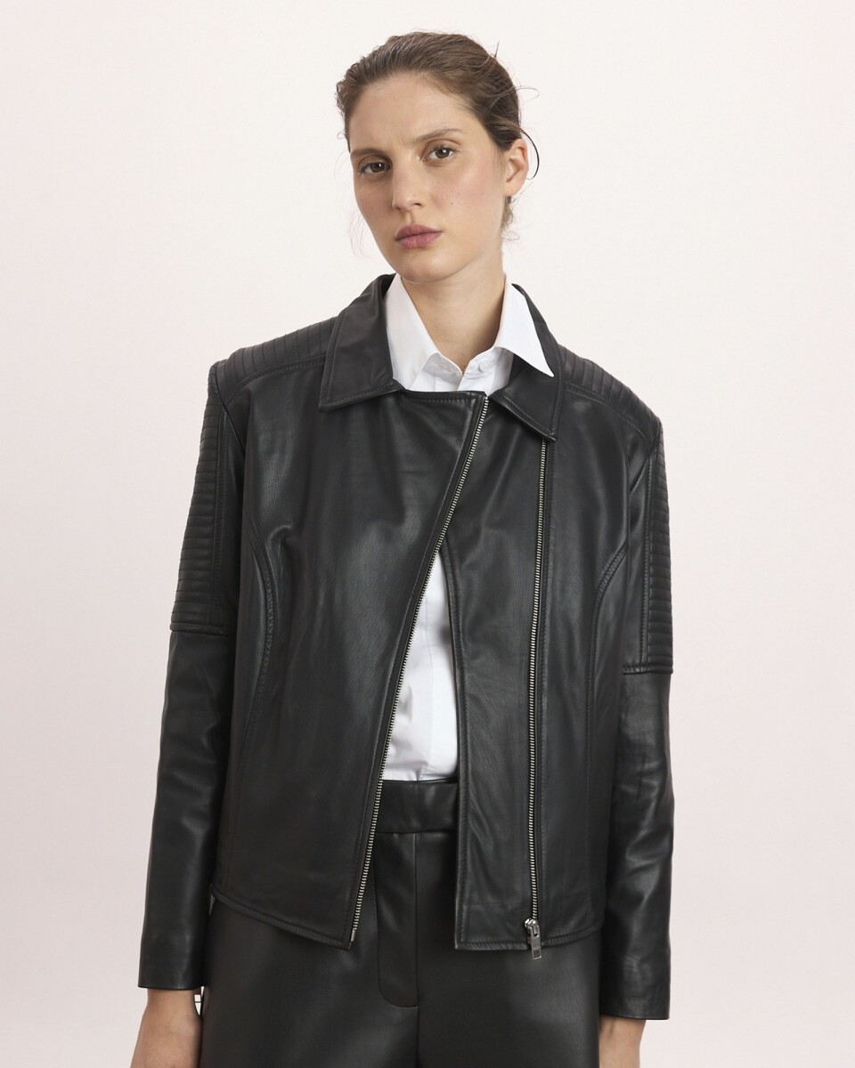 Campera Lavanda - Negro 