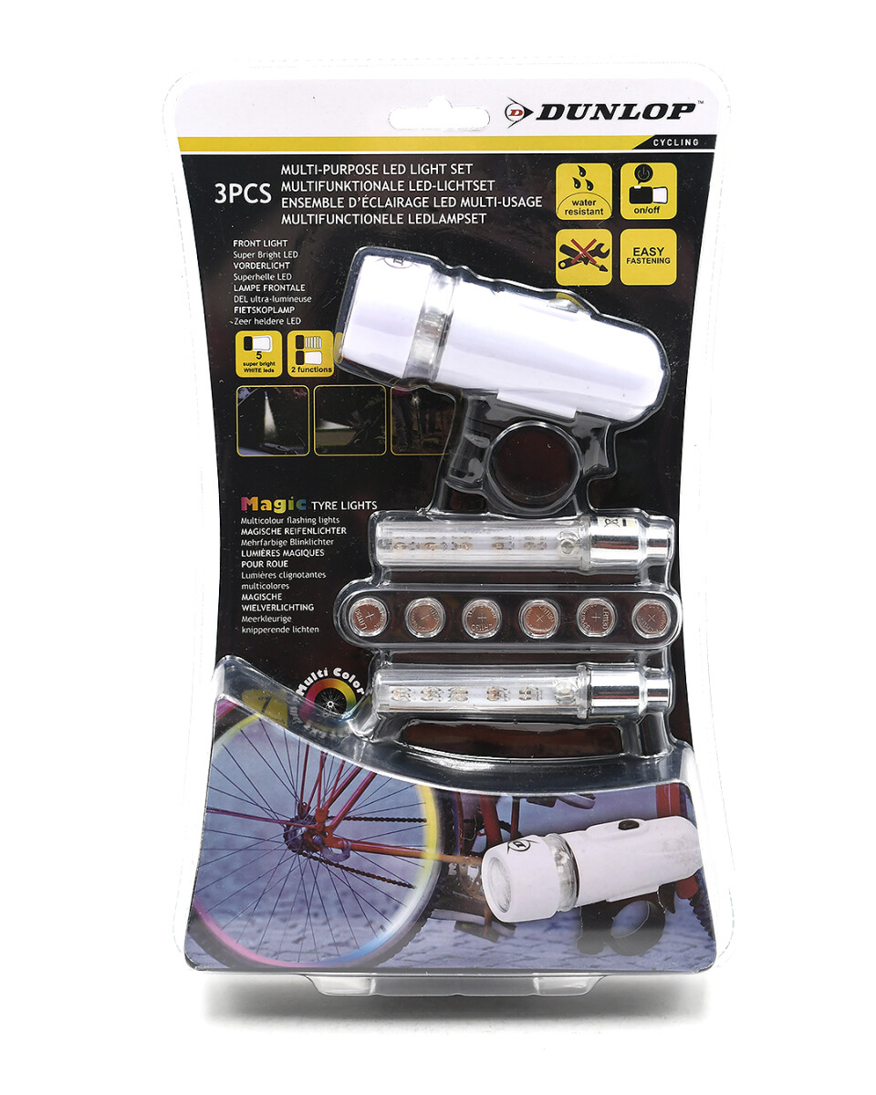 LINTERNA LED P/BICICLETA - BLANCO 