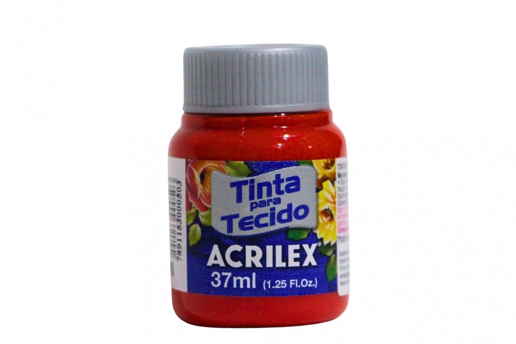 PINTURA PARA TELA 37 ML ACRILEX COLOR TANGERINA 801 