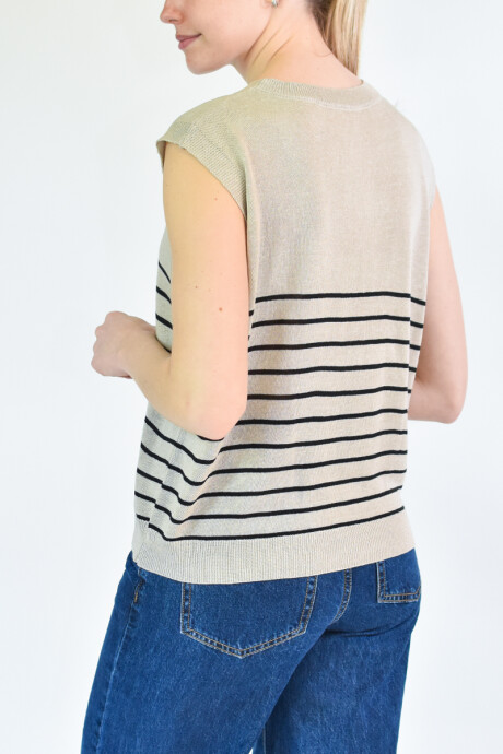 Musculosa Romina Beige