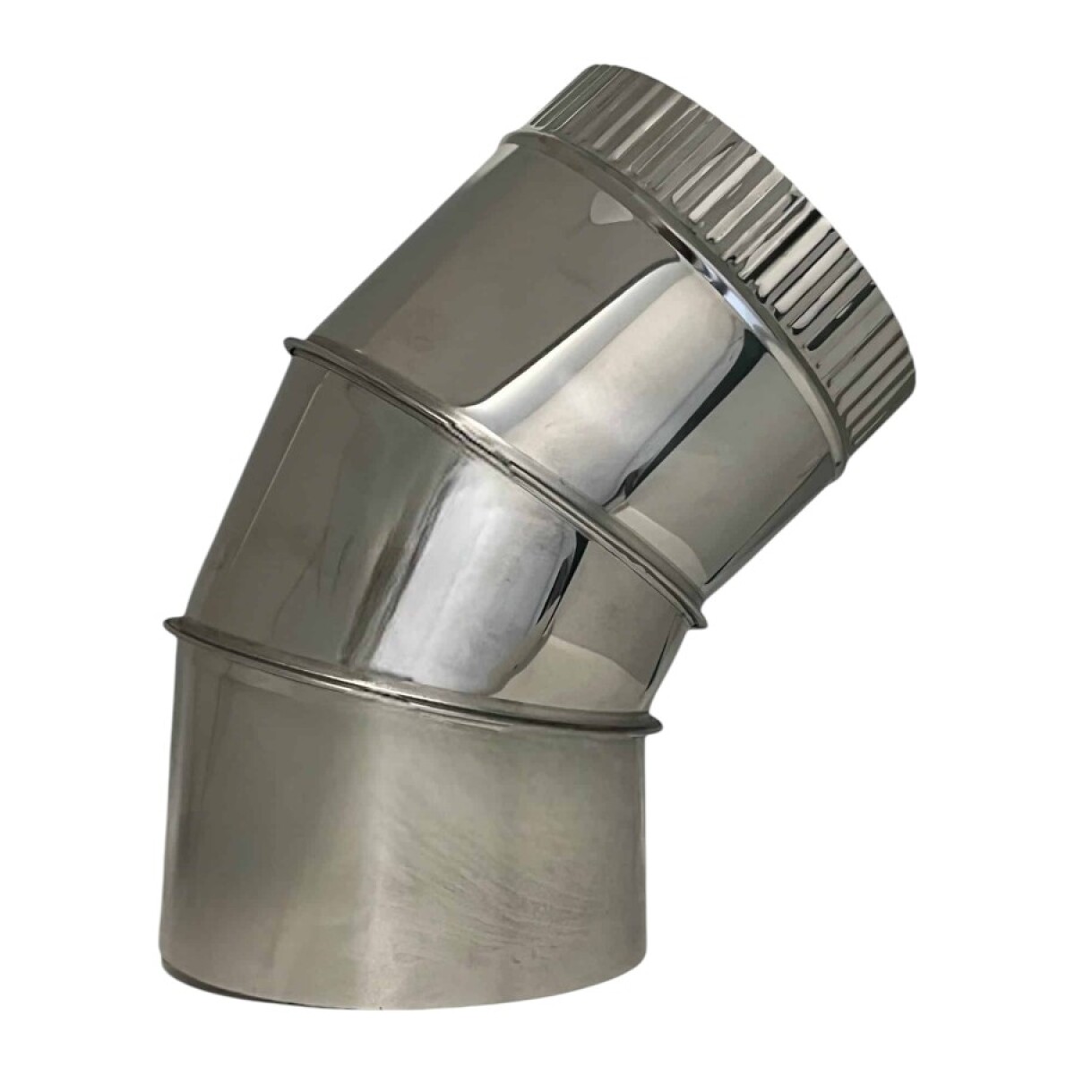 Codo 6" 150 mm Acero Inoxidable 