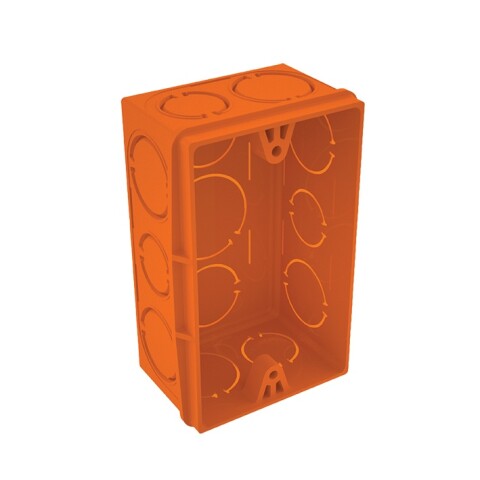 CAJA DE LLAVE 2X4 DE EMBUTIR NARANJA TIGRE CAJA DE LLAVE 2X4 DE EMBUTIR NARANJA TIGRE