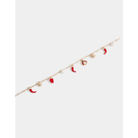 Collar Corto Multidijes Chilly Dorado