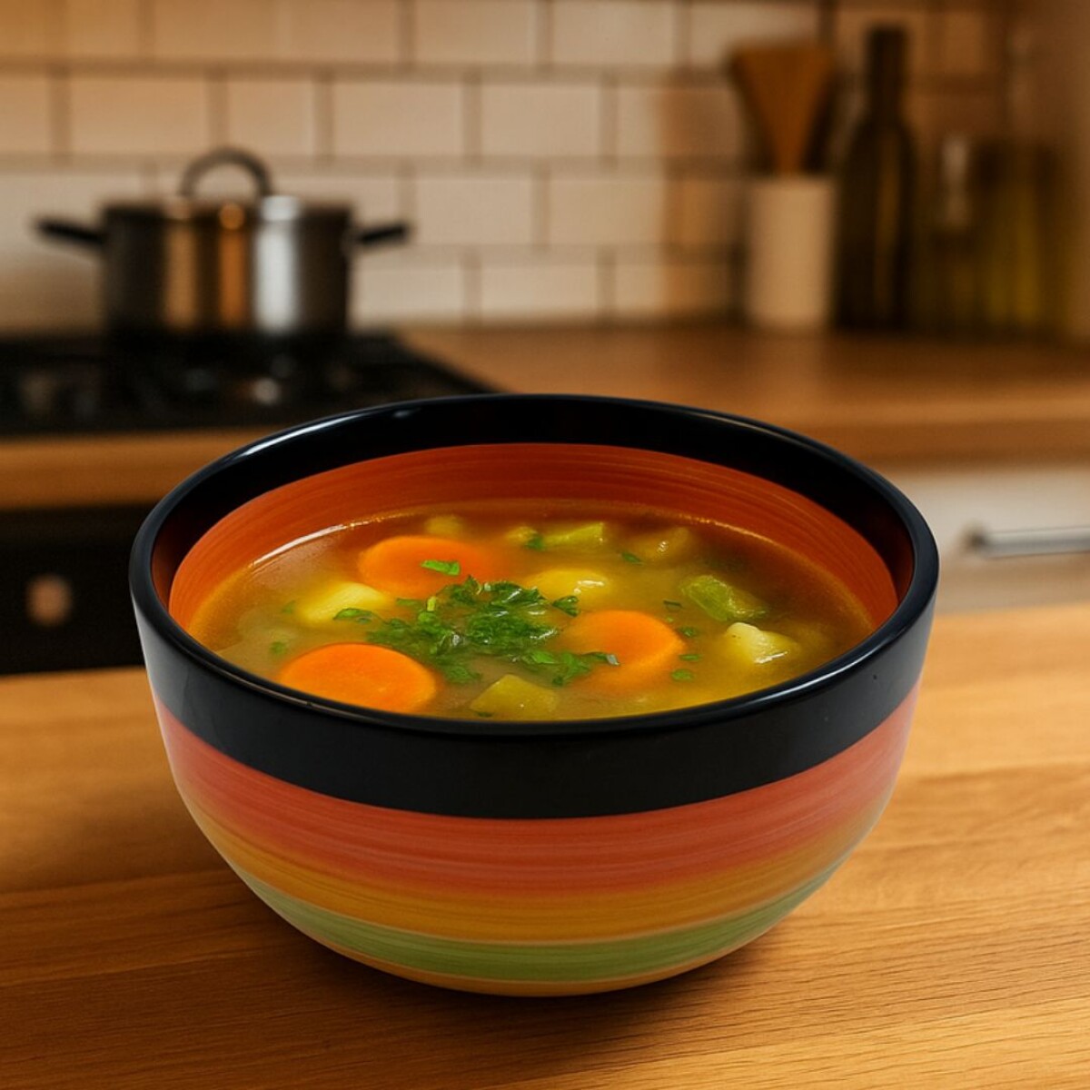 BOWL CERAMICA RAYAS 12.5CM 