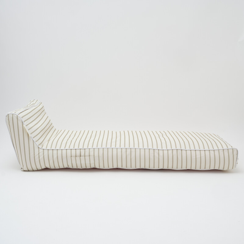 Colchoneta inflable de lujo La Palma Sage Stripe