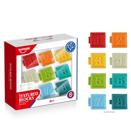 Set Sensorial De 8 Piezas Bloques Huanger He0234 Ub MULTICOLOR
