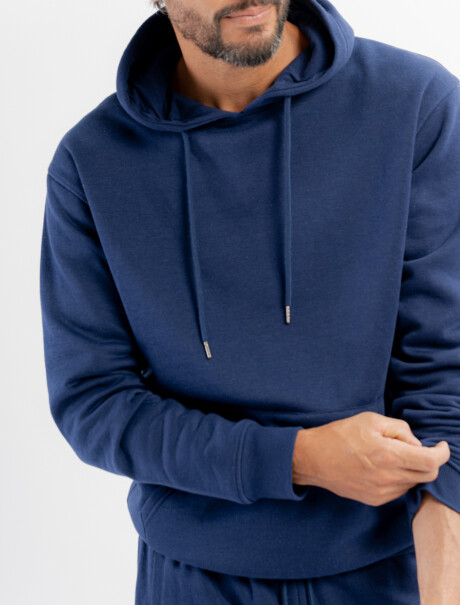 Canguro felpa Liam azul marino