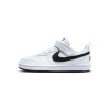 Championes Nike Court Borough Low de Niños - DV5457-104 Blanco-negro