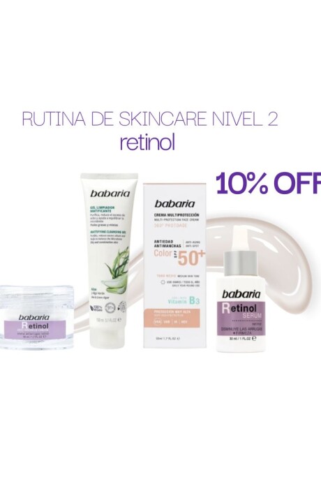Rutina de skincare NIVEL 2 Retinol
