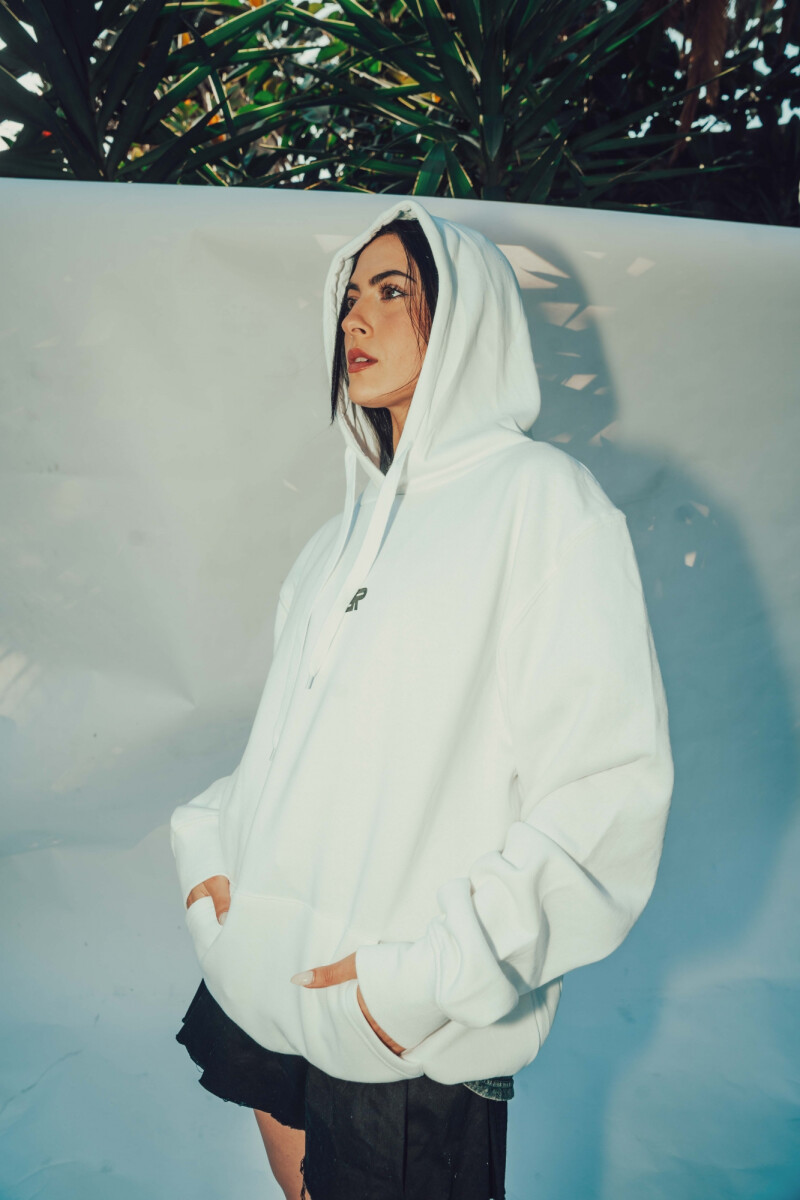 Hoodie Satelite Blanco