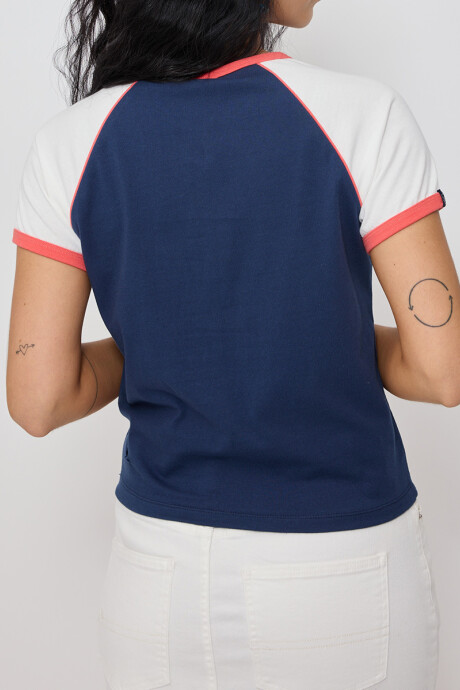 T-SHIRT UTARA RUSTY Azul Marino