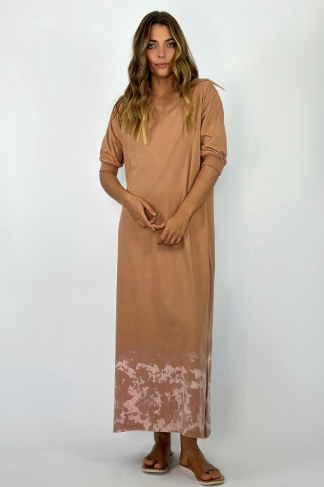 VESTIDO TEQUILA Camel