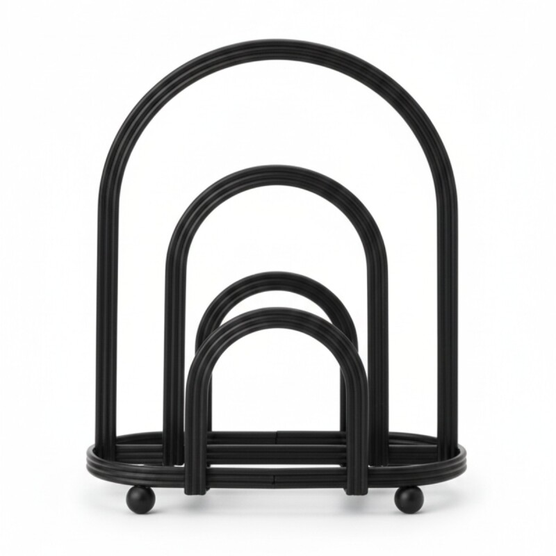 SERVILLETERO METAL NEGRO Unica