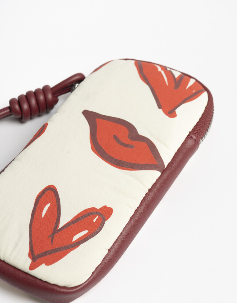 Estuches Anteojos Estampado Estuche Flexible San Valentin. - Estampado Geometrico