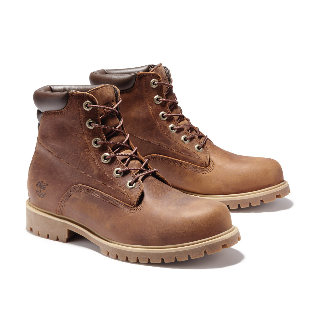 Botas Alburn 6 Inch Waterproof Hombre Mocha Bisque