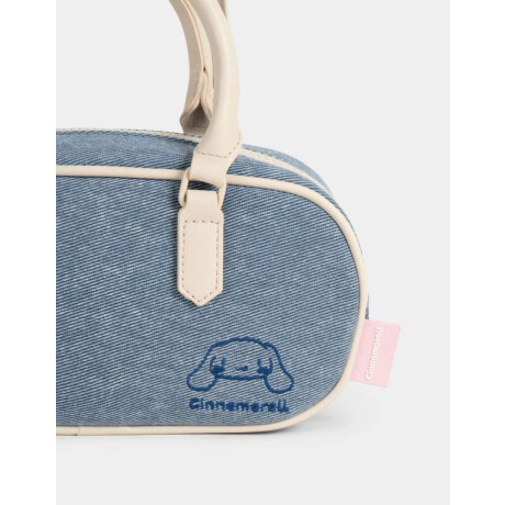 Cartera Bowling Denim ''cinnamoroll'' Combinacion Multicolor