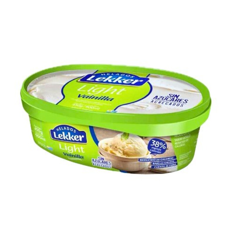 Helado Light Lekker - 900 ml Vainilla Light