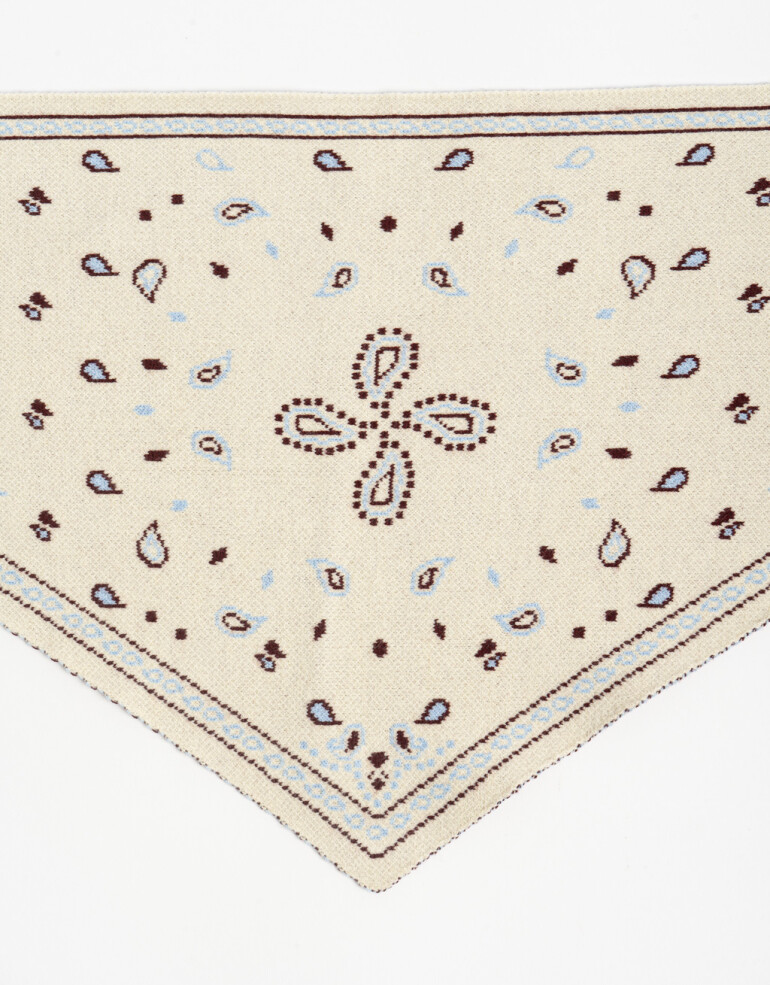 Cuellos Cuello Triangular Estilo Bandana - Combinacion Tricolor