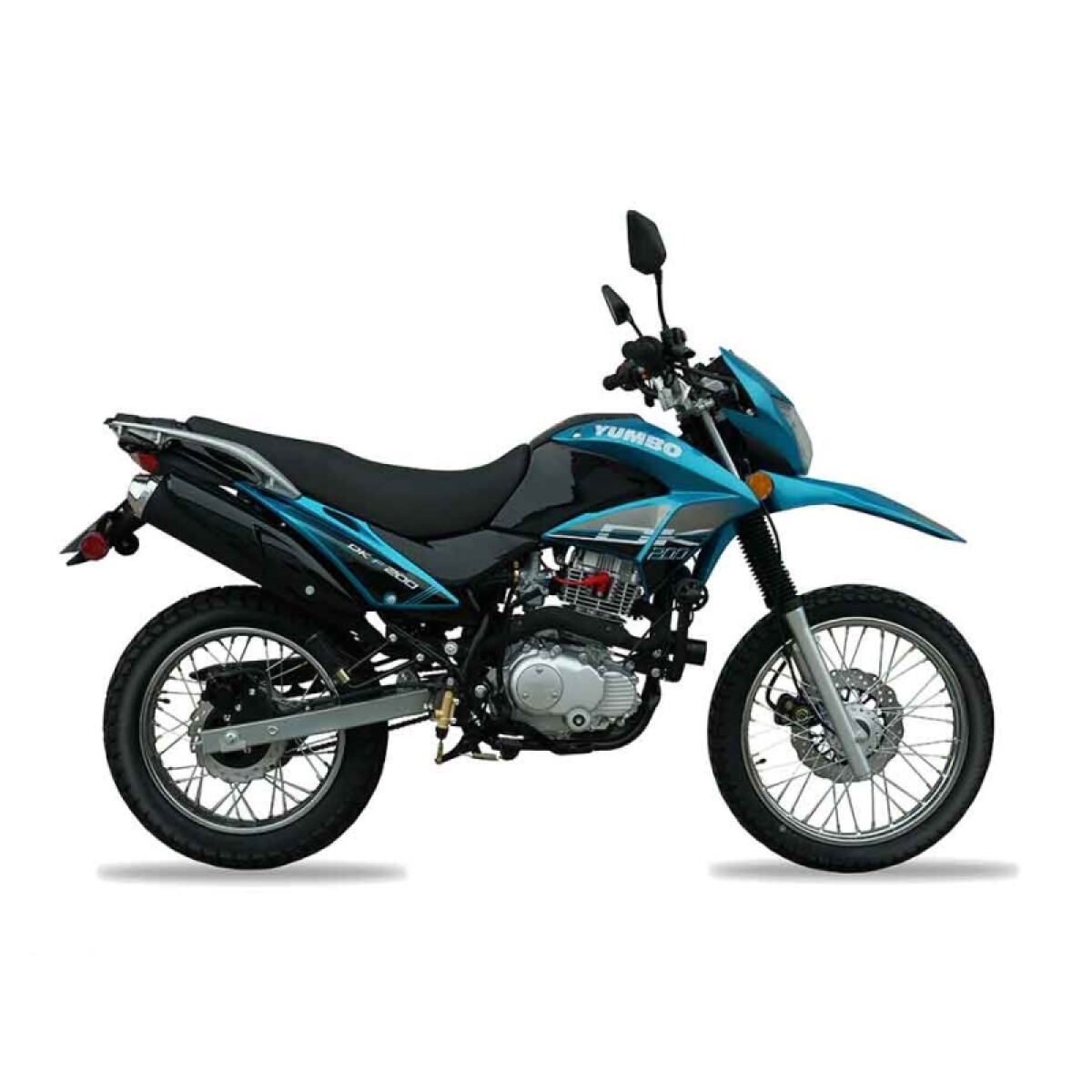 Moto Yumbo Enduro Dk 200f Ii - Celeste (ce) 