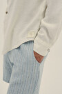 LONG SLEEVE LINEN SHIRT Cream