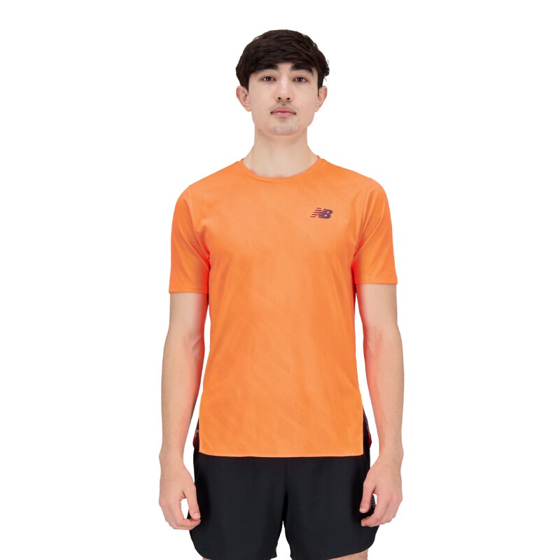 Remera New Balance de Hombre - Q Speed - MT23281NDF ELD