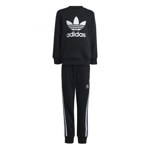 Conjunto Adicolor Crew de Niños Negro