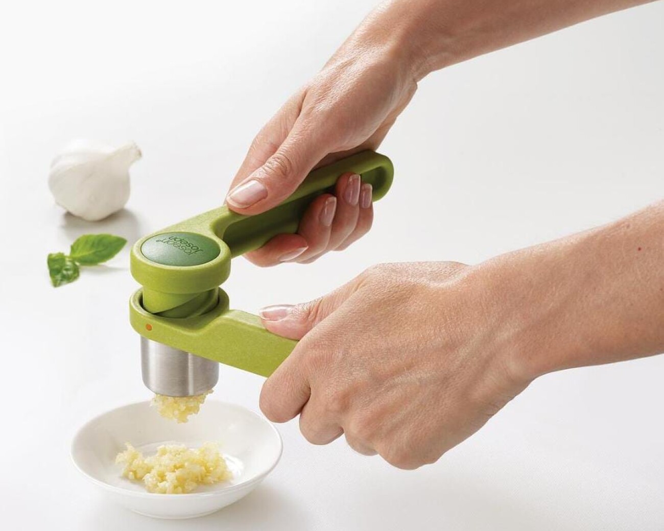 Prensa de ajo ergonómica Helix Prensa de ajo ergonómica Helix