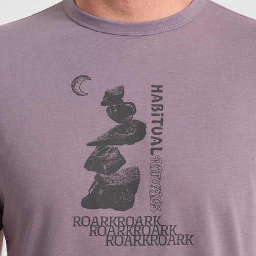 Remera Roark Mathis Active Ss - Lila Remera Roark Mathis Active Ss - Lila