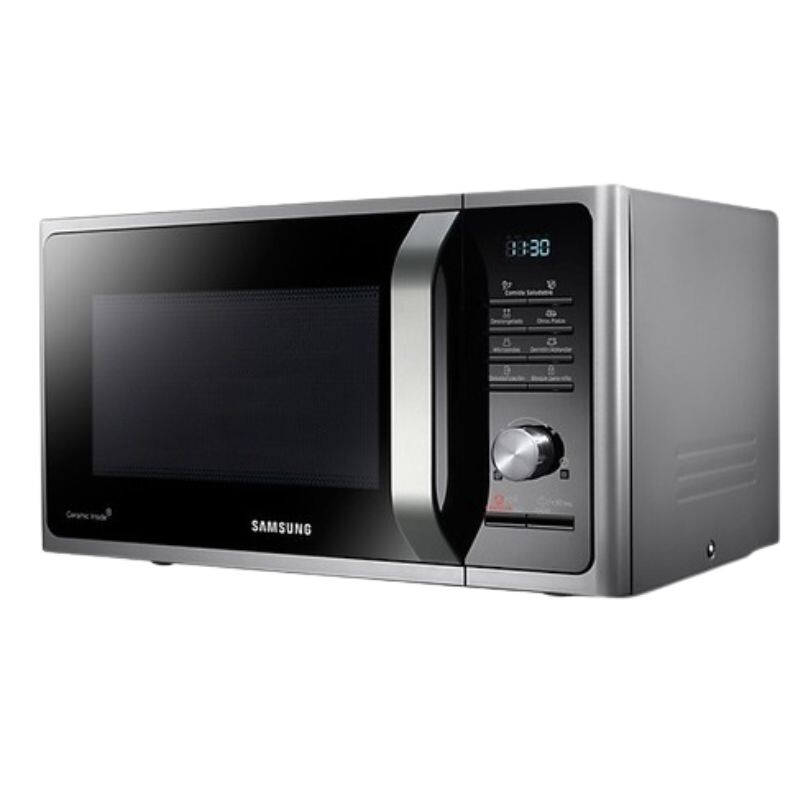SAMSUNG MICROONDAS 23L C/ GRILL 800W SILVER MG23K3515AS/EC - E SAMSUNG MICROONDAS 23L C/ GRILL 800W SILVER MG23K3515AS/EC - E