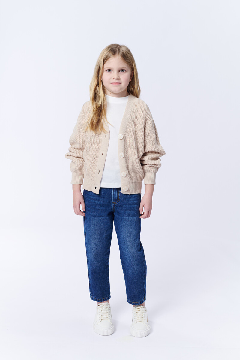 Cardigan Punto - Beige 