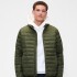 V-FRCH LOGO LTWT PUFFER JKT ARMY JACKET GREEN