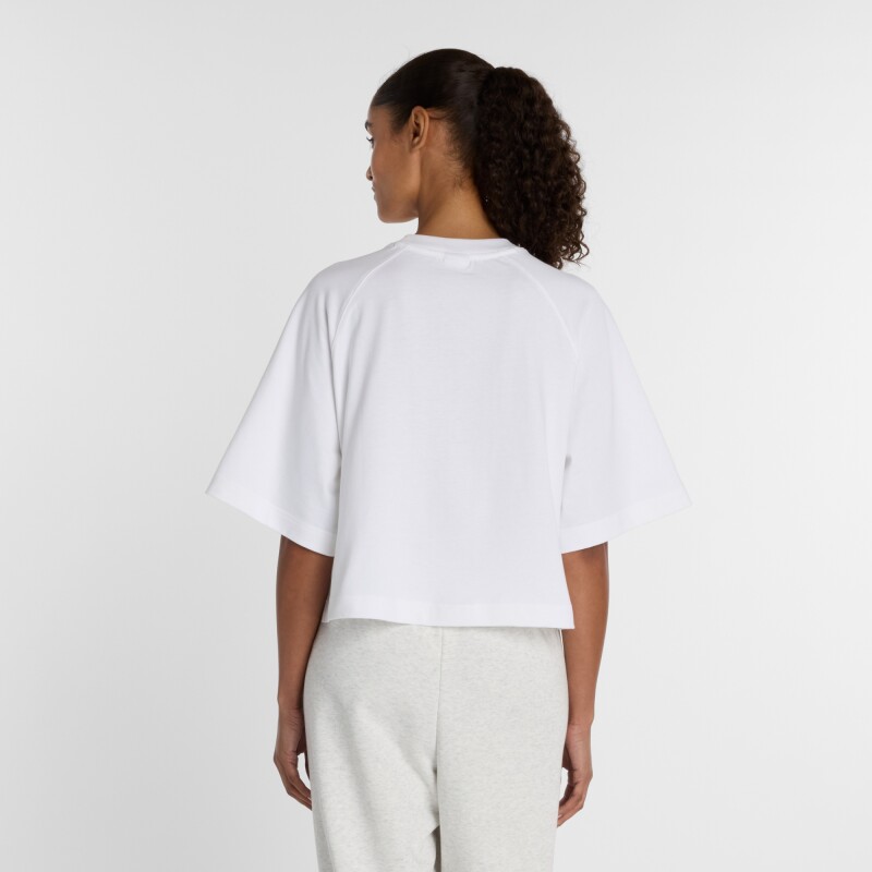 Remera New Balance de Dama - Watercolor - WT6140AEWT WHITE