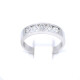 Anillo Medio Sin Fin En Oro Blanco 18K, Con Brillantes Anillo Medio Sin Fin En Oro Blanco 18K, Con Brillantes
