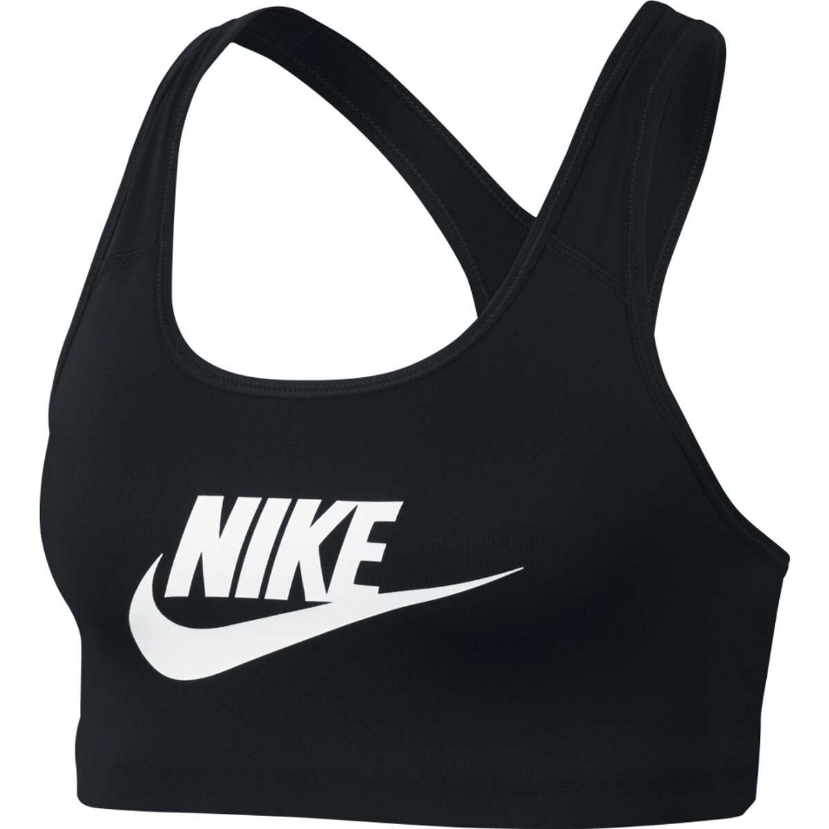 Top Nike Swoosh Futura De Mujer - Negro 