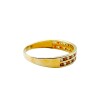 Anillo Sin Fin-Oro Bajo-Piedra Rubi-AN8137 conpiedra