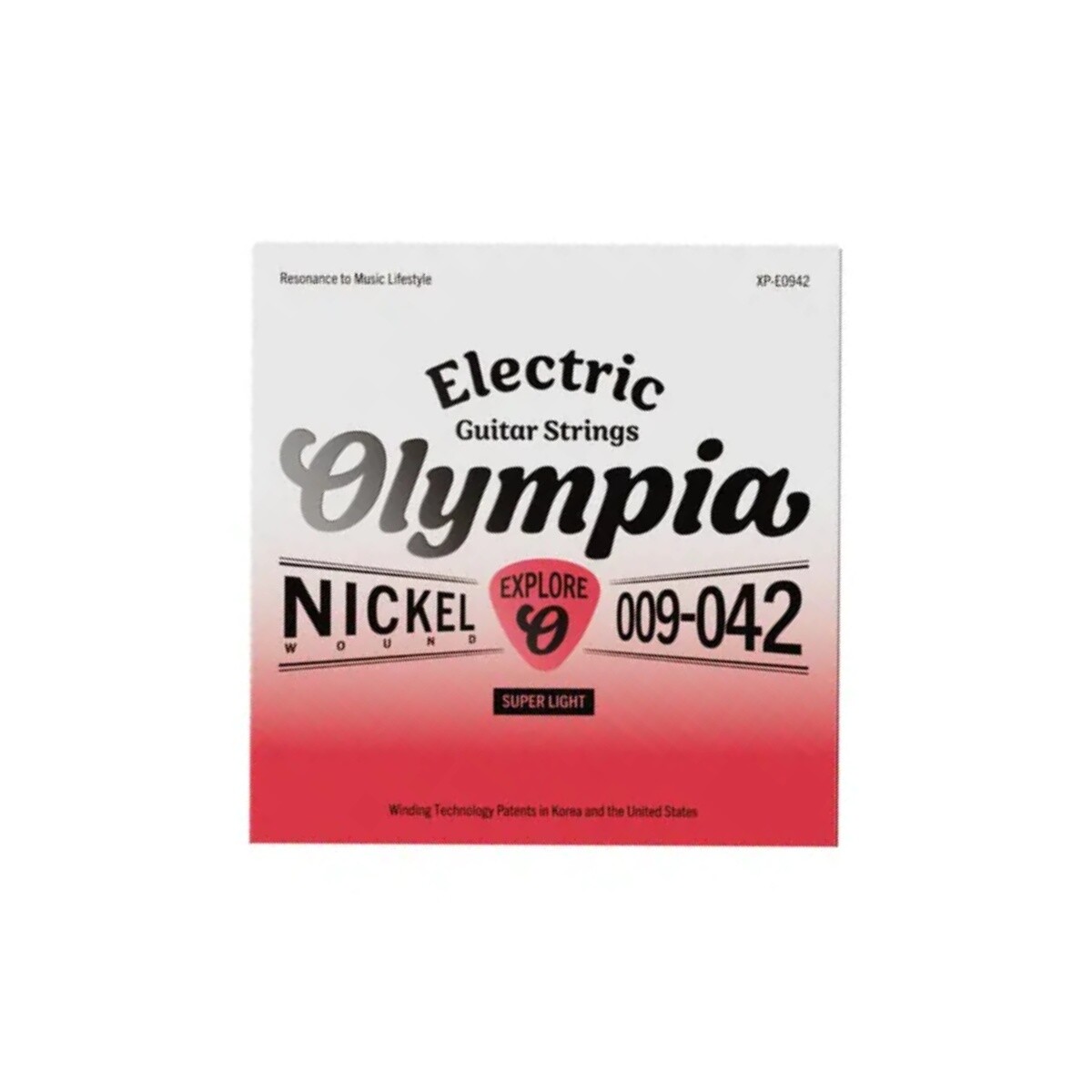ENCORDADO ELECTRICA OLYMPIA XP-E0942 EXPLORE NICKEL WOUND 09-042 