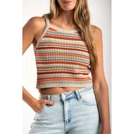 Top Tejido Rayado Multi