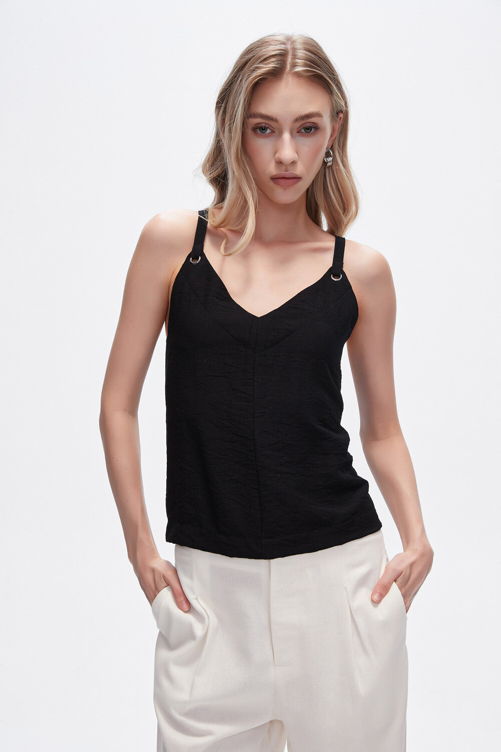 Musculosa Pedras Negro