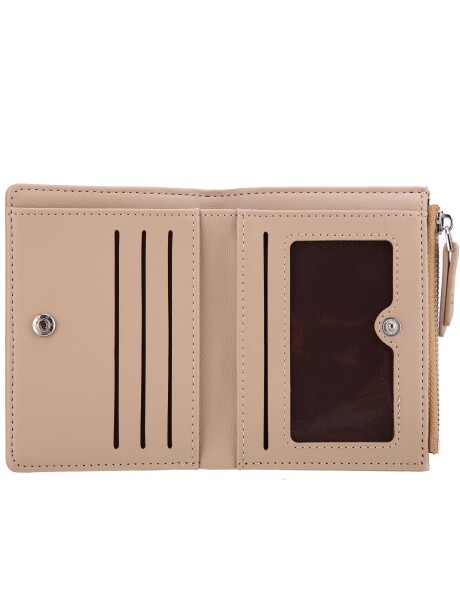Monedero Telas Beige