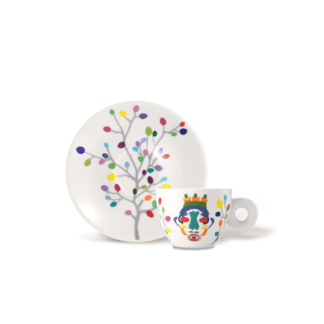 Set De 2 Tazas Para Espresso Pascale Marthine Tayou Illy Art Collection